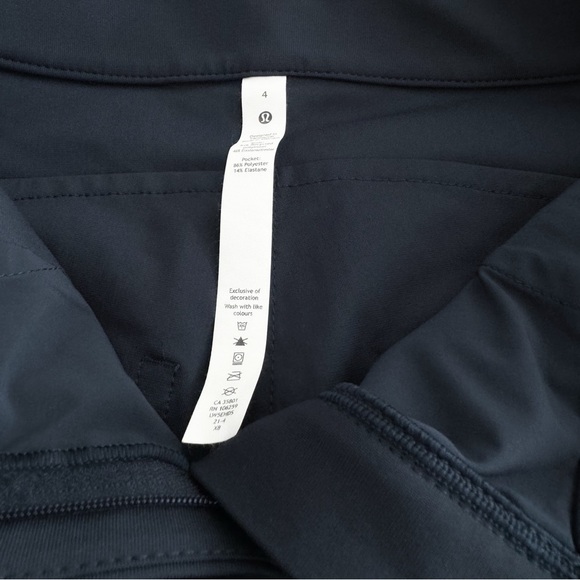 Lululemon City Sleek 5 Pocket High Rise  Pant 30" True Navy Dark Blue - Picture 12 of 16